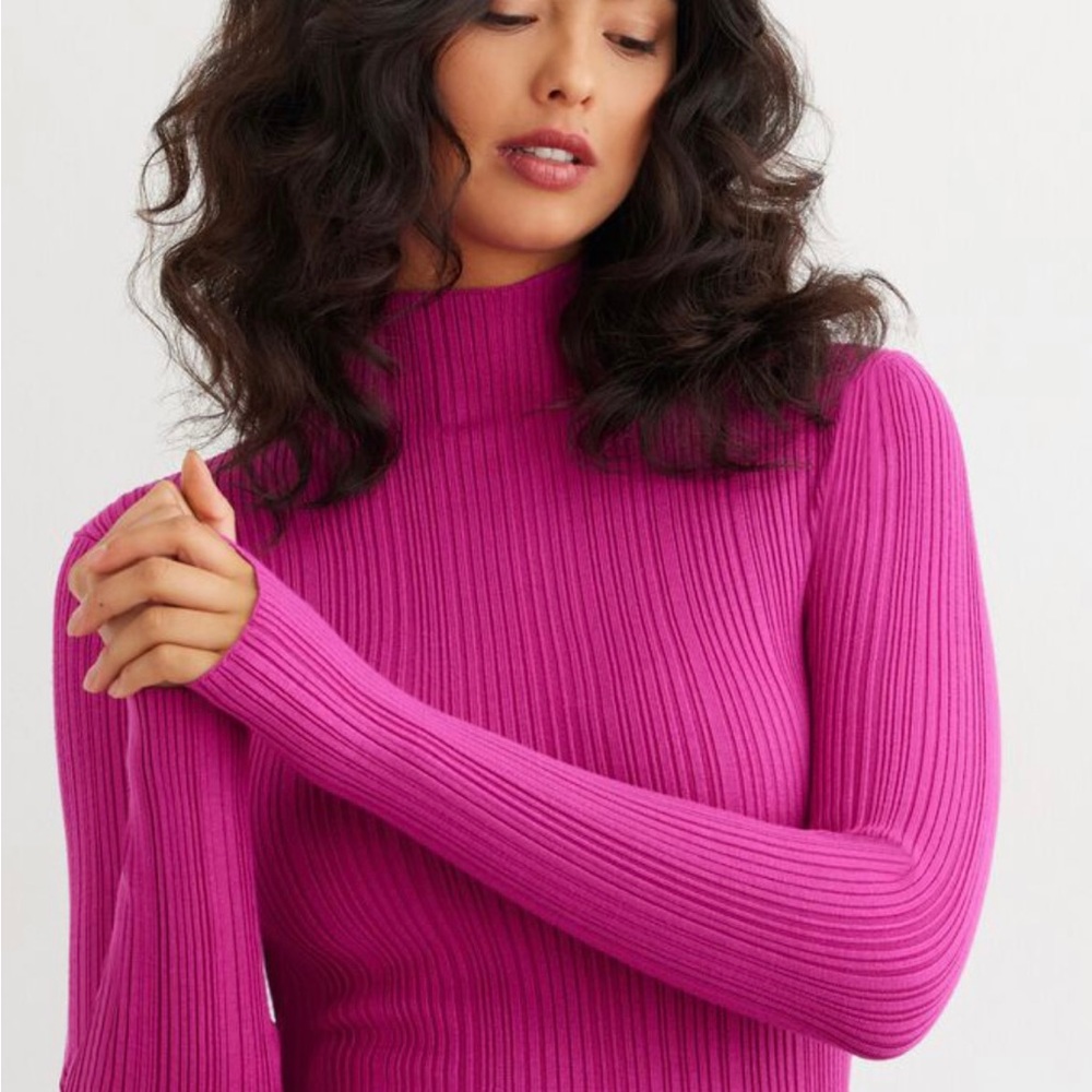 Two Dynamite Stitched Mock Neck Sweaters